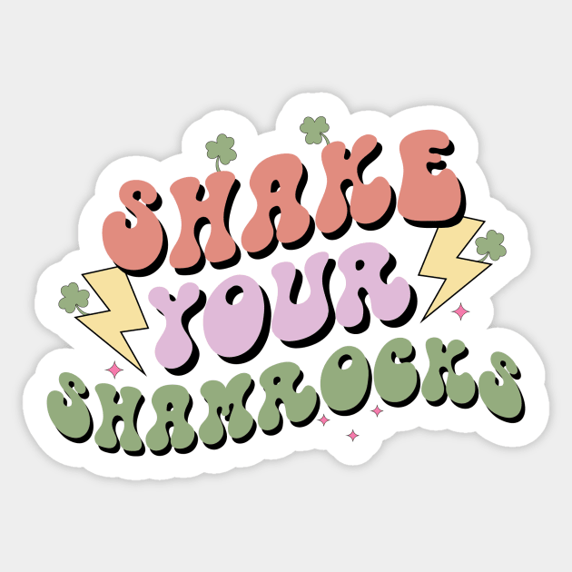 Shake Your Shamrocks Sticker by Unified by Design